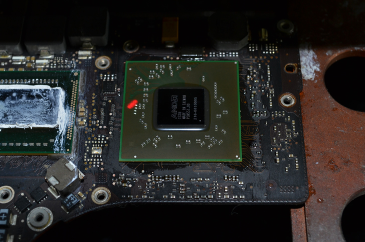 Установка новой видеокарты MacBook Pro A1286